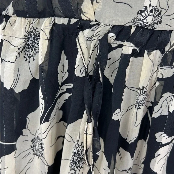 LA DEA NWT baby doll lined top floral - Picture 6 of 10